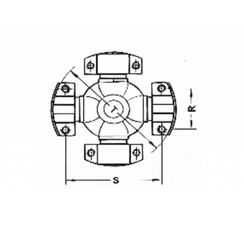 Joint, arbre longitudinal LÖBRO U 675 - Visuel 1
