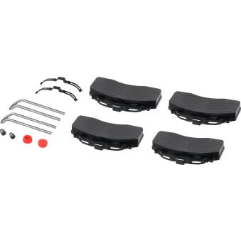 Jeu de 4 plaquettes de frein avant WABCO