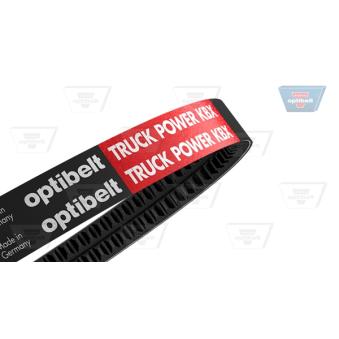 Courroie trapézoïdale composite OPTIBELT 2-XPB 2050 TM