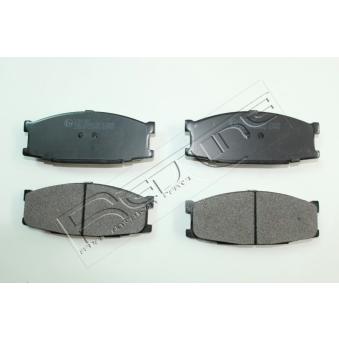 Jeu de 4 plaquettes de frein avant RED-LINE 27MI021