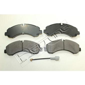 Jeu de 4 plaquettes de frein avant RED-LINE 27MI034