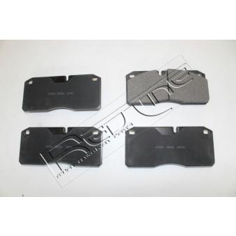 Jeu de 4 plaquettes de frein RED-LINE 27NI065