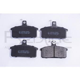 Jeu de 4 plaquettes de frein avant RED-LINE 27SZ011