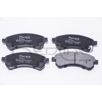 Jeu de 4 plaquettes de frein avant RED-LINE 27TA005