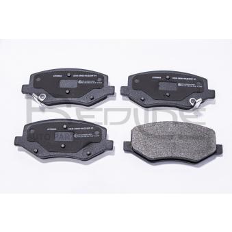 Jeu de 4 plaquettes de frein avant RED-LINE 27DR004