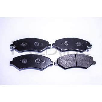 Jeu de 4 plaquettes de frein avant RED-LINE 27DR008