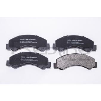 Jeu de 4 plaquettes de frein arrière RED-LINE