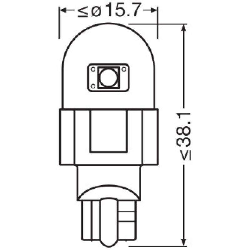 Ampoule, éclairage intérieur OSRAM 921DRP-02B - Visuel 2