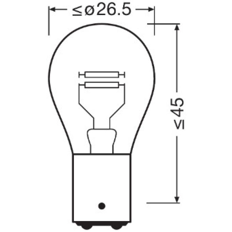 Ampoule, feu clignotant OSRAM 7537 - Visuel 1