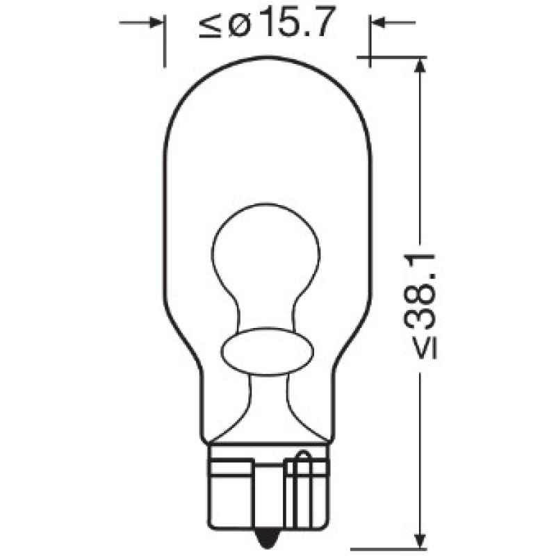 Ampoule, feu clignotant OSRAM 921 - Visuel 1
