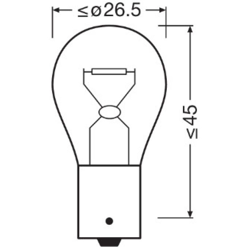 Ampoule, feu clignotant OSRAM 7511-02B - Visuel 2