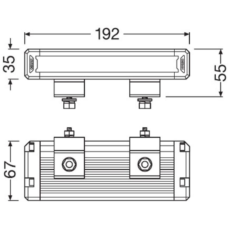 Projecteur longue portée OSRAM LEDDL122-SP SR - Visuel 2