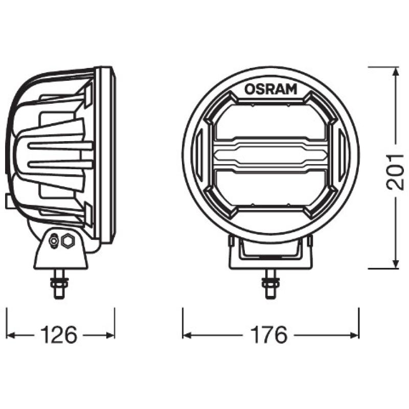Projecteur longue portée OSRAM LEDDL111-CB - Visuel 2