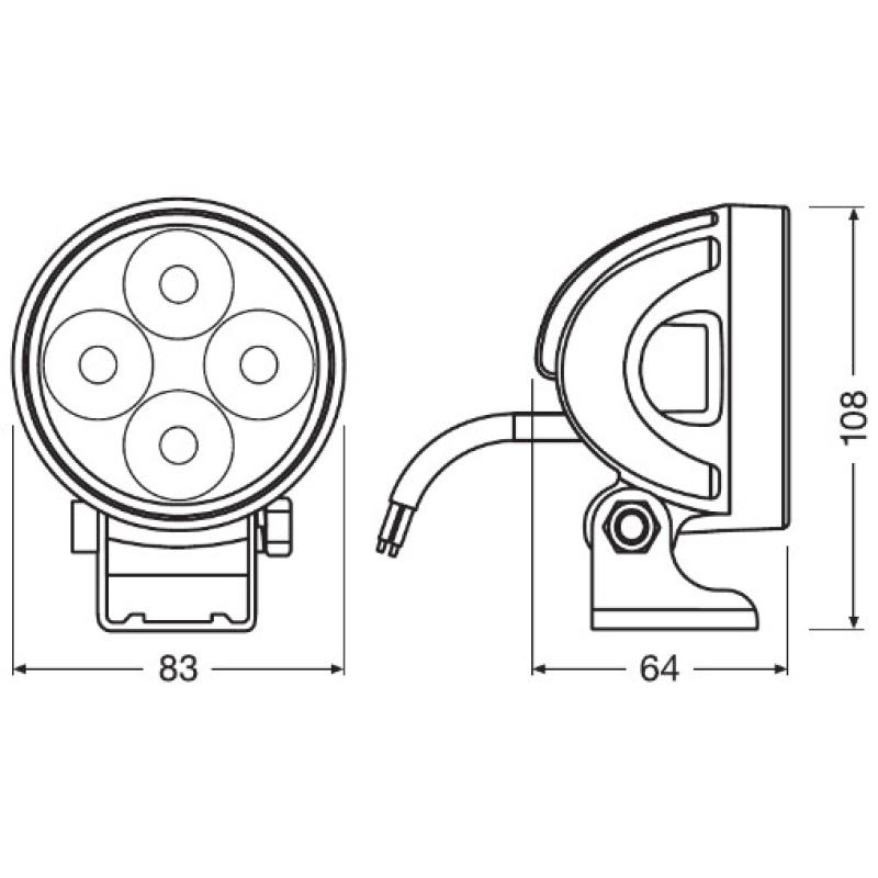 Projecteur longue portée OSRAM LEDDL119-WD - Visuel 2