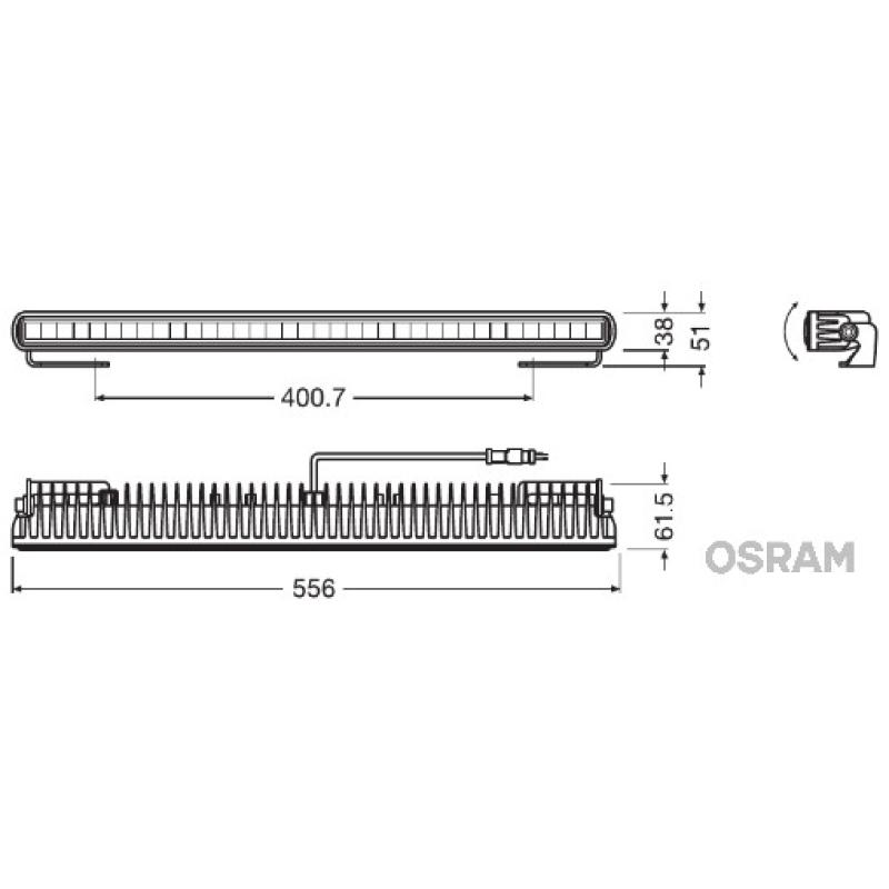 Projecteur longue portée OSRAM LEDDL107-SP - Visuel 3