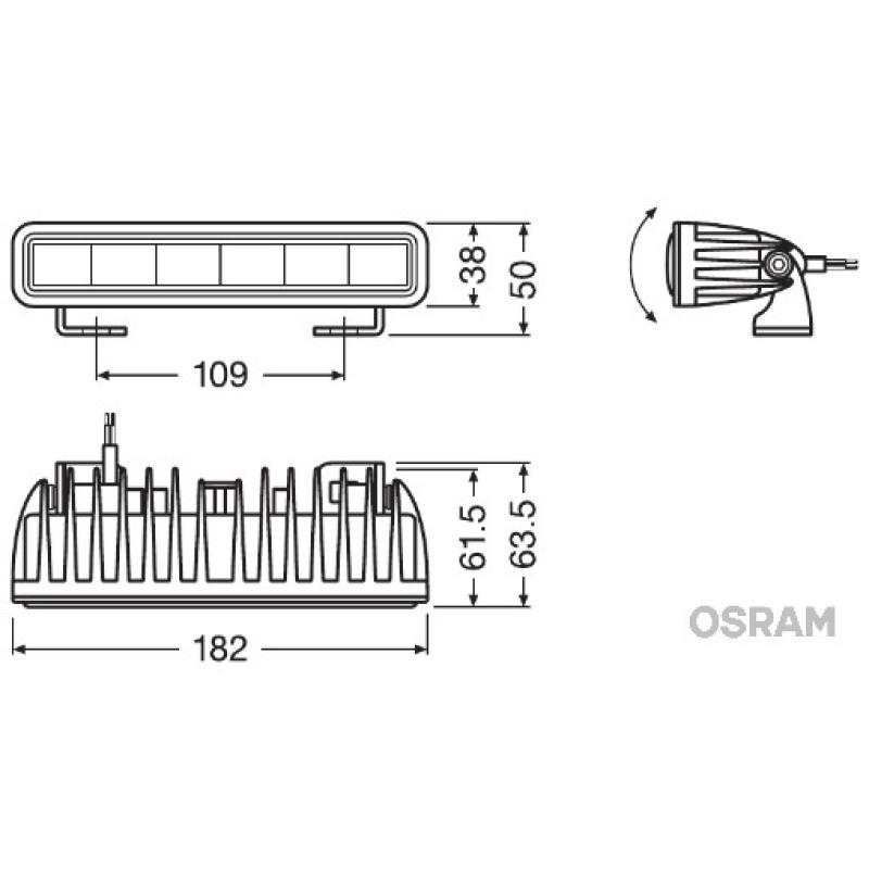 Projecteur longue portée OSRAM LEDDL105-SP - Visuel 3