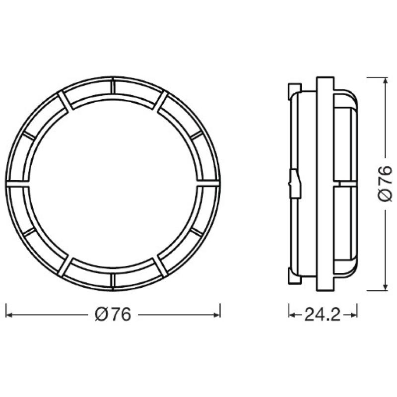 Bonnette, projecteur principal OSRAM LEDCAP06 - Visuel 2