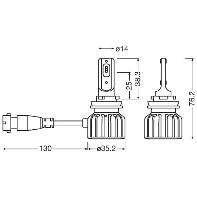 Ampoule, projecteur de travail OSRAM 64211DWBRT-2HFB - Visuel 2