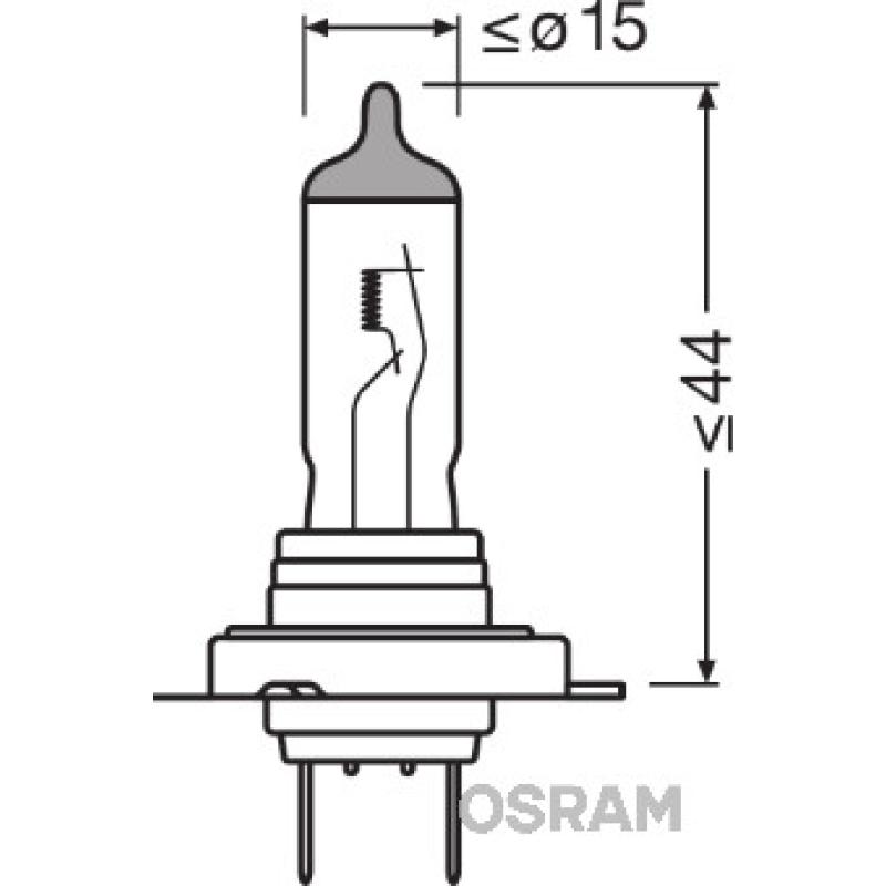 Ampoule, projecteur longue portée OSRAM 64215 - Visuel 2