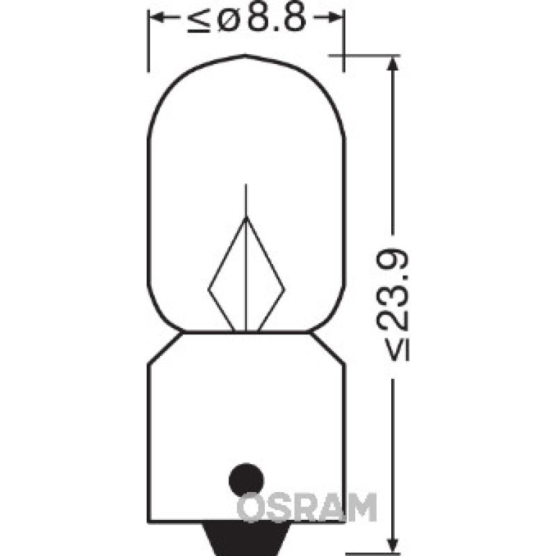 Ampoule, éclairage intérieur OSRAM 3796 - Visuel 2