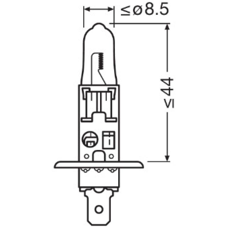 Ampoule, projecteur longue portée OSRAM 64150 - Visuel 2