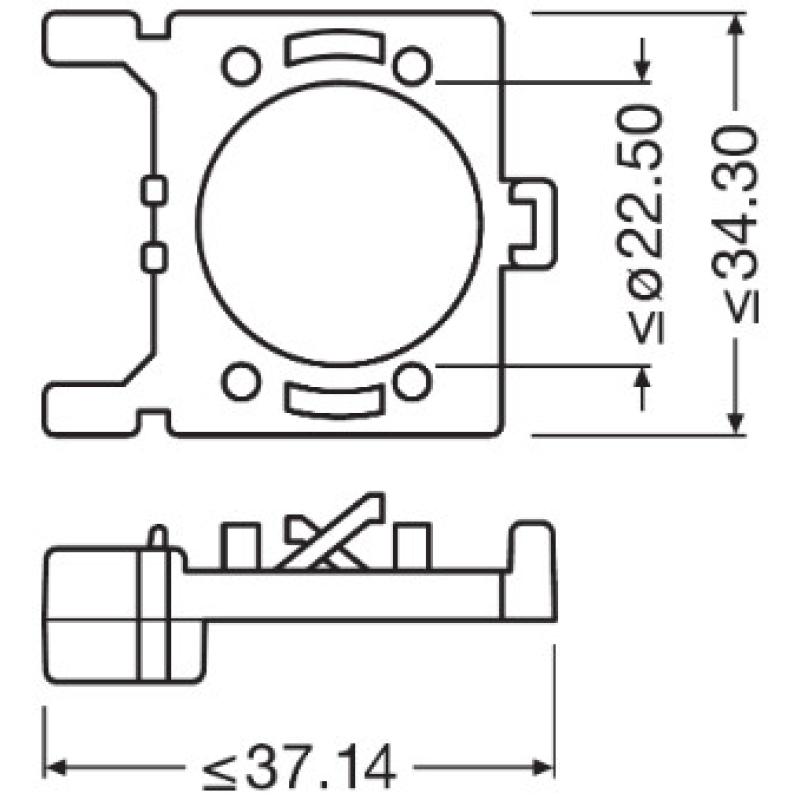 Douille de lampe, projecteur principal OSRAM 64210DA02 - Visuel 2