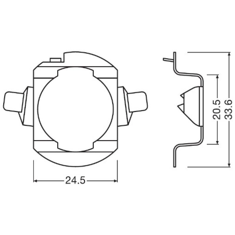 Douille de lampe, projecteur principal OSRAM 64210DA06 - Visuel 2