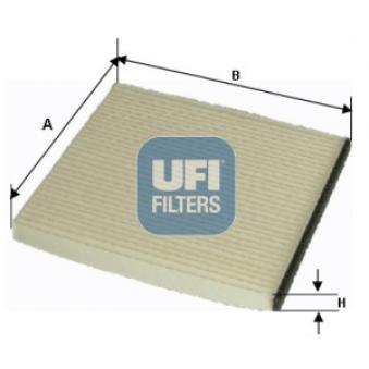 Filtre, air de l'habitacle UFI 53.053.00