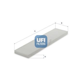 Filtre, air de l'habitacle UFI 53.590.00