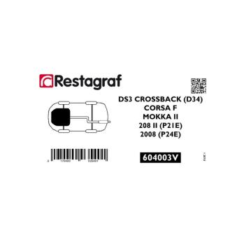 Kit de clip de fixation, carrosserie RESTAGRAF 604003V