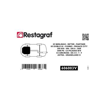 Kit de clip de fixation, carrosserie RESTAGRAF 606003V