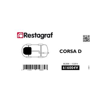 Kit de clip de fixation, carrosserie RESTAGRAF 616004V