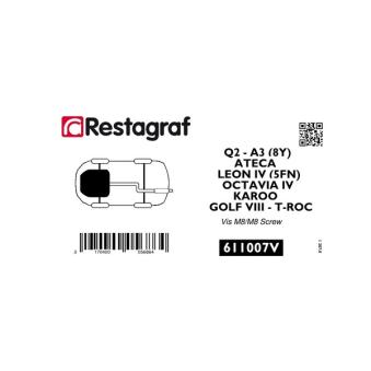 Kit de clip de fixation, carrosserie RESTAGRAF 611007V