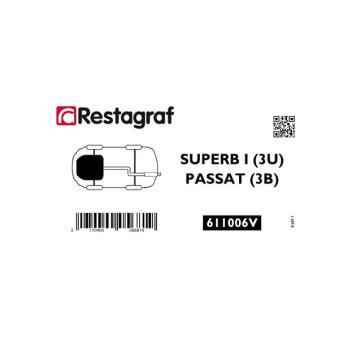 Kit de clip de fixation, carrosserie RESTAGRAF 611006V