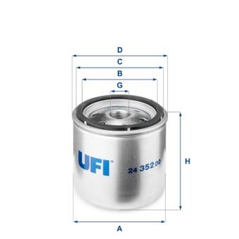 Filtre à carburant UFI 24.352.00