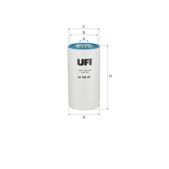 Filtre à carburant UFI 24.163.00