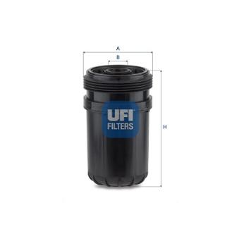 Filtre à carburant UFI 24.A71.00