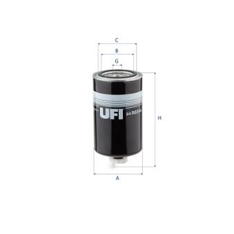 Filtre à carburant UFI 24.503.00
