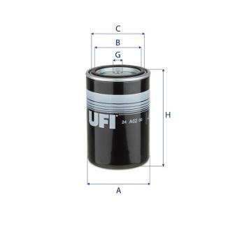 Filtre à carburant UFI 24.A02.00