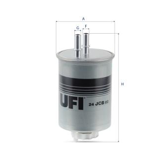Filtre à carburant UFI 24.JCB.02