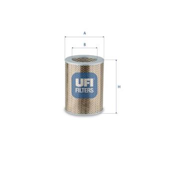 Filtre à huile UFI 25.681.00