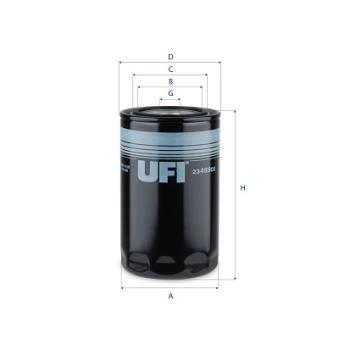 Filtre à huile UFI 23.469.00