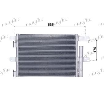 Condenseur, climatisation FRIGAIR 0804.2071