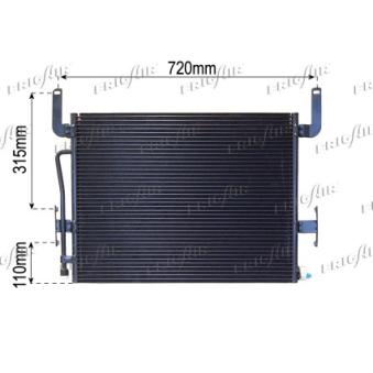 Condenseur, climatisation FRIGAIR 0809.3037