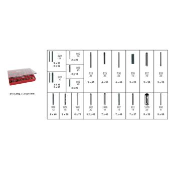 Goupille de verrouillage, serrure de porte RESTAGRAF 17