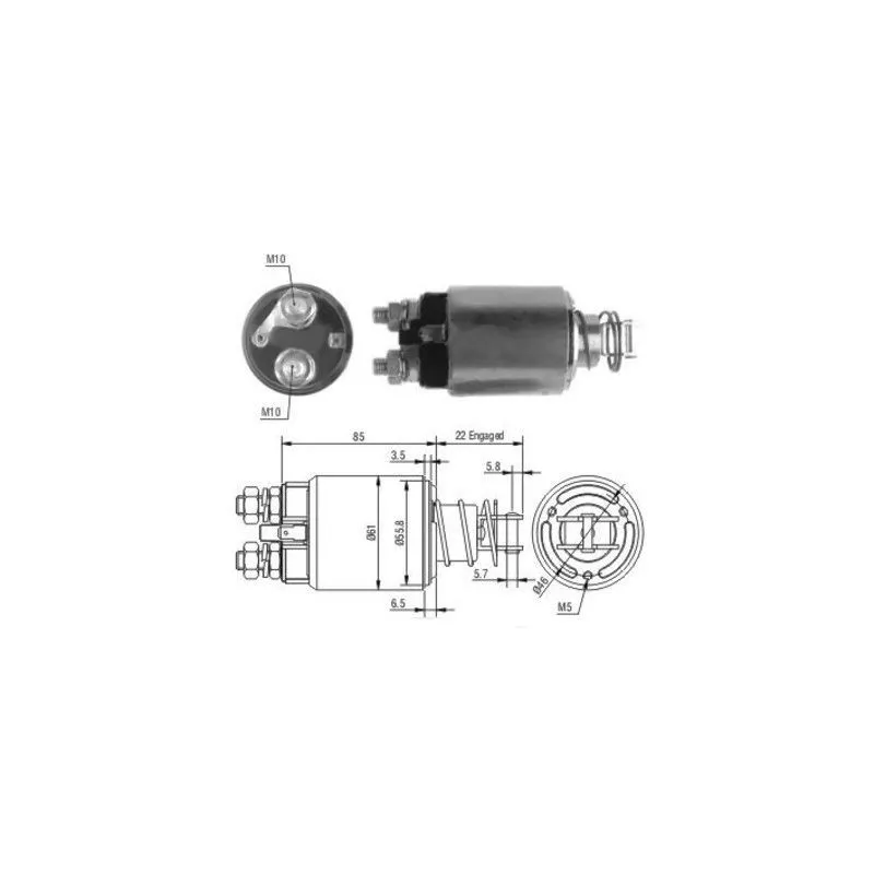 Contacteur, démarreur MEAT & DORIA 46185