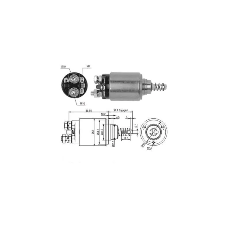 Contacteur, démarreur MEAT & DORIA 46116