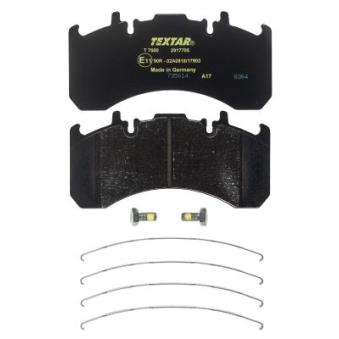 Jeu de 4 plaquettes de frein arrière TEXTAR