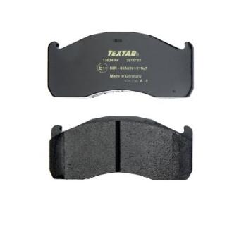 Jeu de 4 plaquettes de frein arrière TEXTAR 2915102