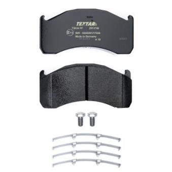 Jeu de 4 plaquettes de frein avant TEXTAR 2913706